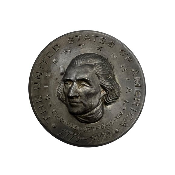 Bicentennial Empire Pewter Plaques Set Fred Press USA Presidents Founding Father - Picture 7 of 7